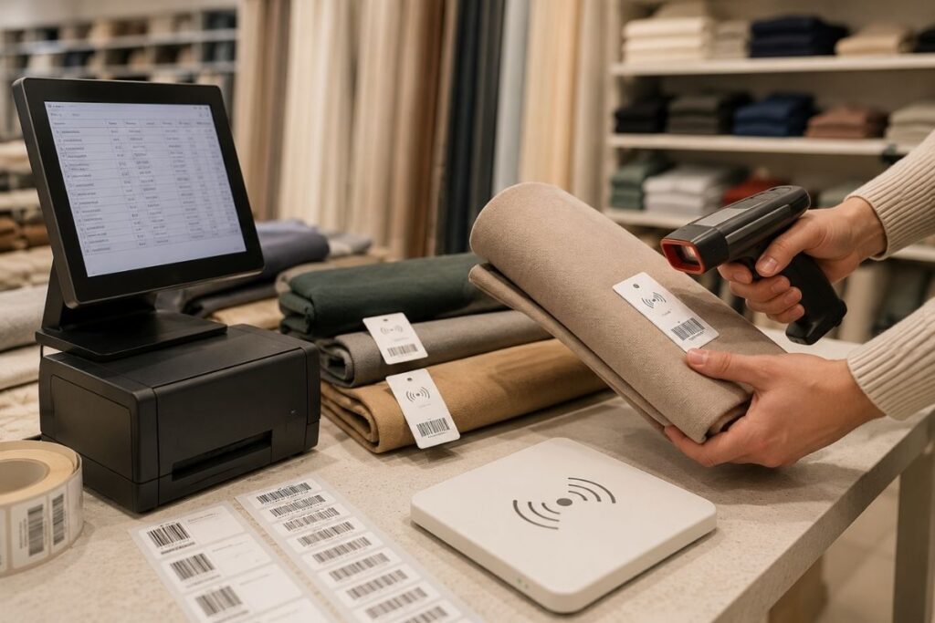 Tekstil mağazaları için RFID ve barkod entegrasyonu