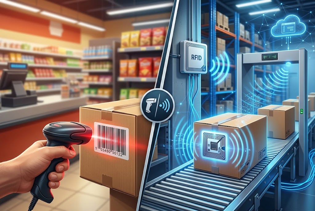 RFID ile barkod arasındaki fark ve sistem karşılaştırması
