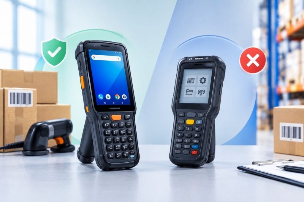GMS ve Non-GMS el terminali karşılaştırması