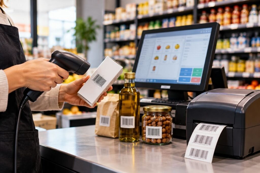 Mağaza ve market için barkod sistemi kurma ve barkod okuyucu kullanımı